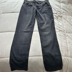 We The Free Dark Gray Women's Straight Leg Jeans